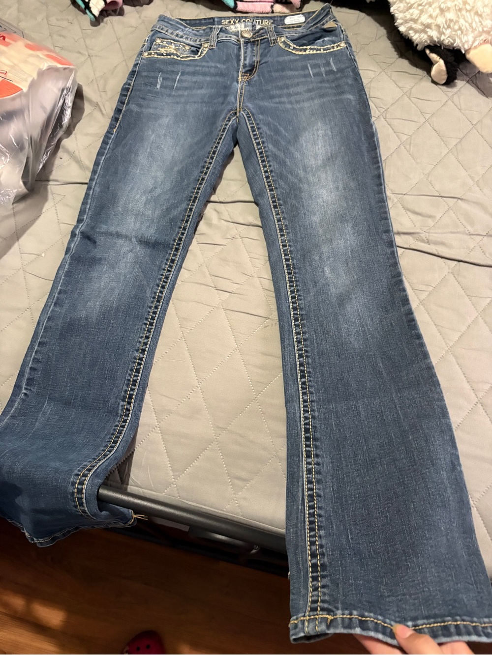 Women's Bootcut Jeans - Blue